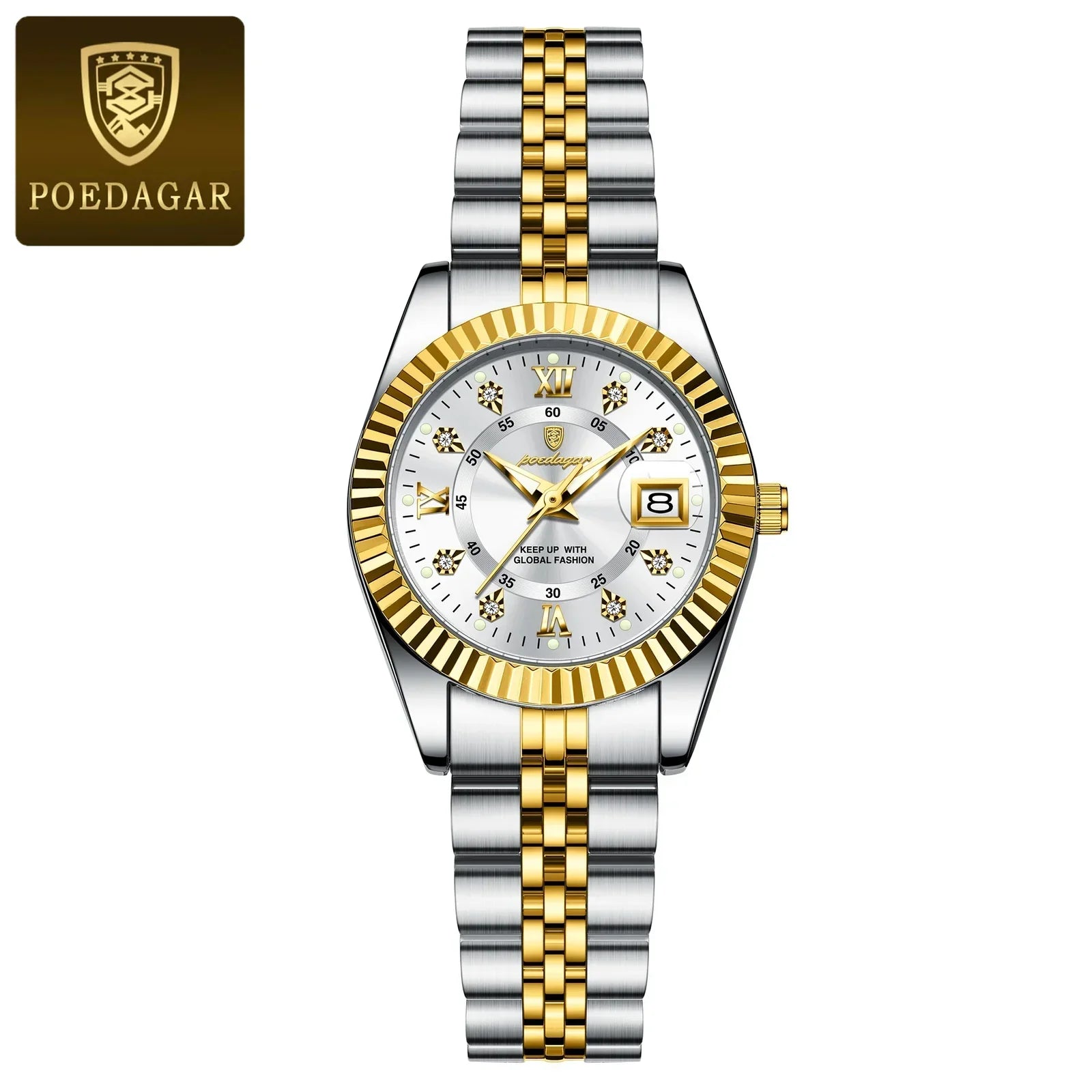 POEDAGAR 780 Luxury Elegant Watch Waterproof Women Watch Luminous Date
